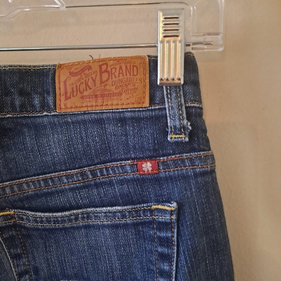 Lucky Brand Dark Wash Mid Rise Straight Leg Denim Jeans - Womens Size 2 | 26 - Picture 8 of 11